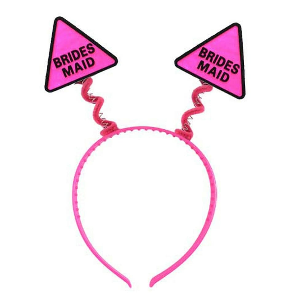 image 1 of Head Bopper Bridesmaid Hot Pink