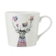 image 1 of Mikasa x Tipperleyhill Stag Print Porcelain Mug, 380ml Multi