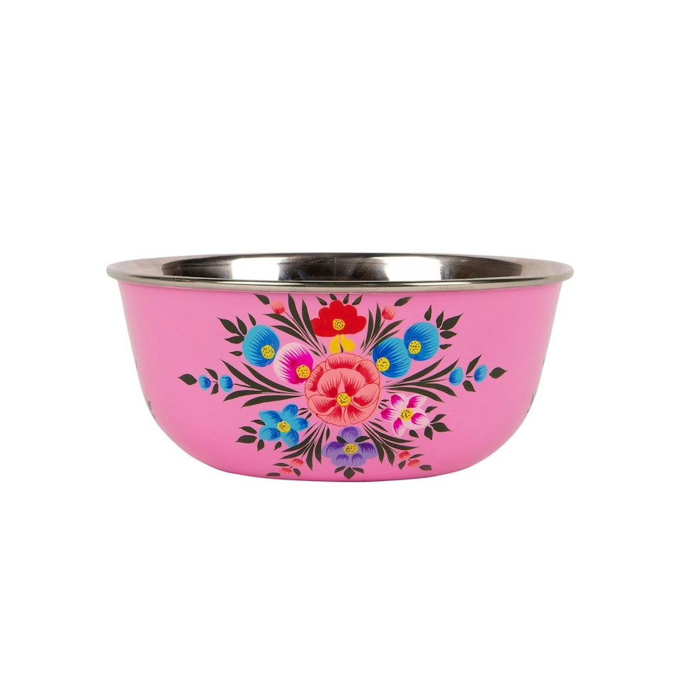 image 1 of BillyCan Picnic Bowl - 16.5cm  - Raspberry Pansy