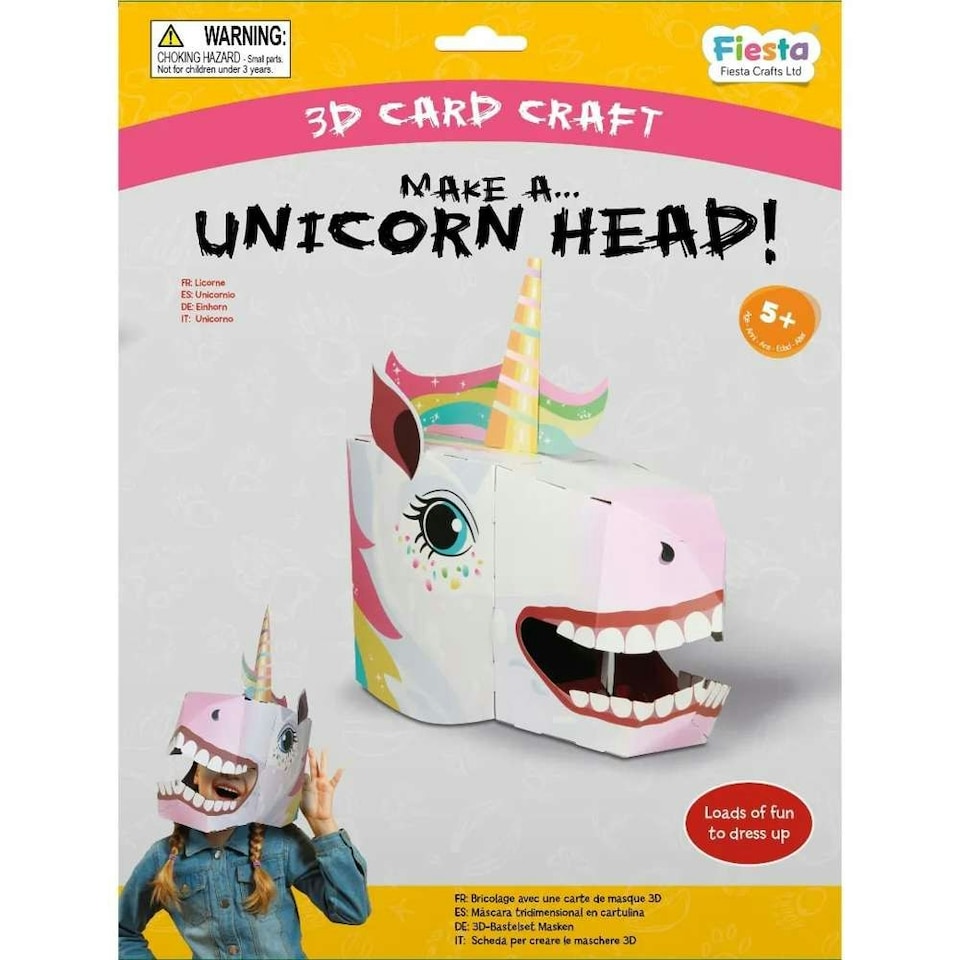Unicorn 3D Card Craft