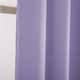image 8 of Lilac Eyelet Curtains - Thermal Blackout Curtains  - 66 x 84 Inch Drop - 2 Panel | Purple | One Size