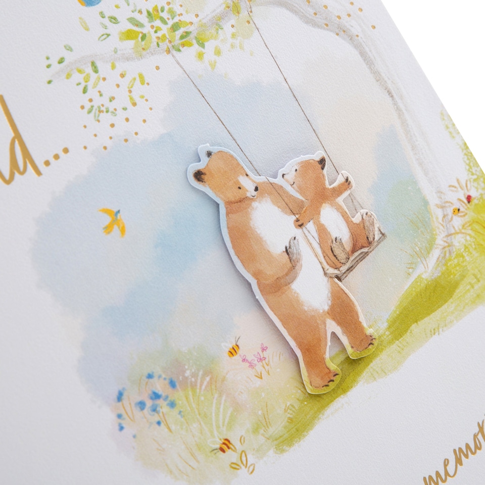image 1 of Hallmark Father's Day Card For Dad - Cute Illustrated Bear Design