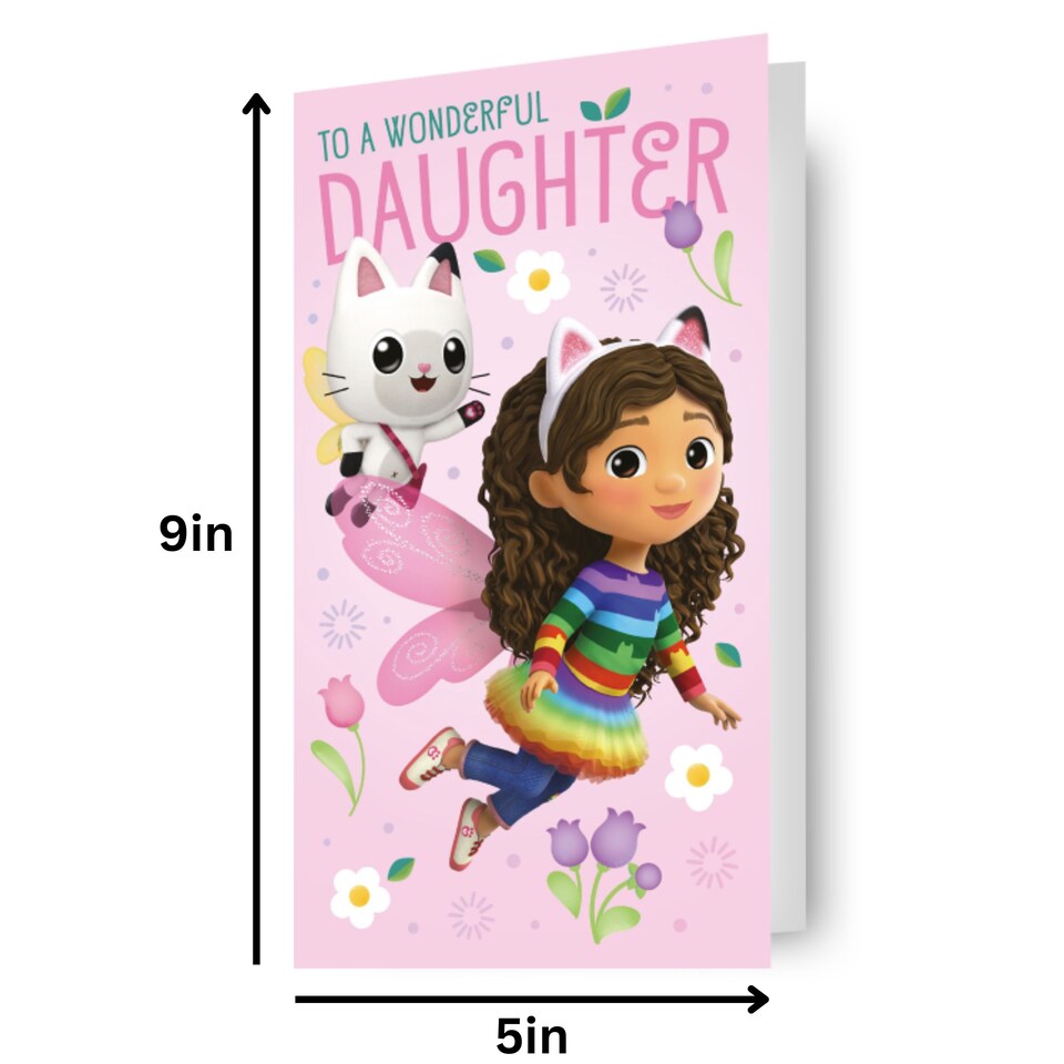 image 1 of Gabby's Dollhouse Daughter Birthday Card