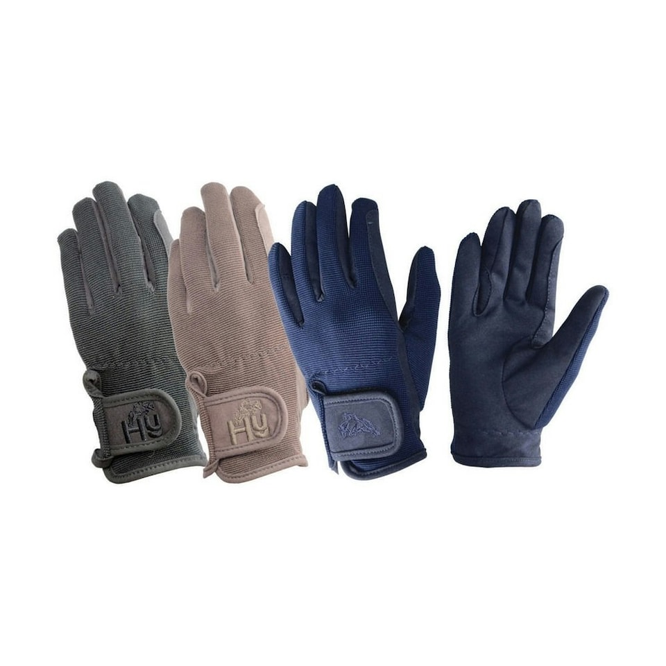 Hy5 Children/Kids Every Day Riding Gloves - Navy - M Blue | M