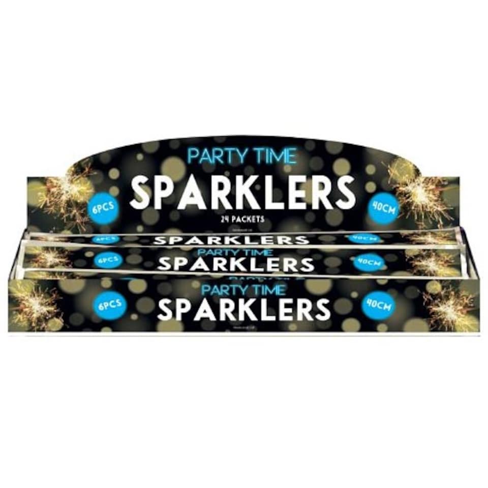 image 1 of 30 Hand Held Sparklers - 40cm - ( 5 Packs of 6 )