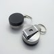 image 1 of Pack of 6 Round Retractable Key Reels with Key Ring