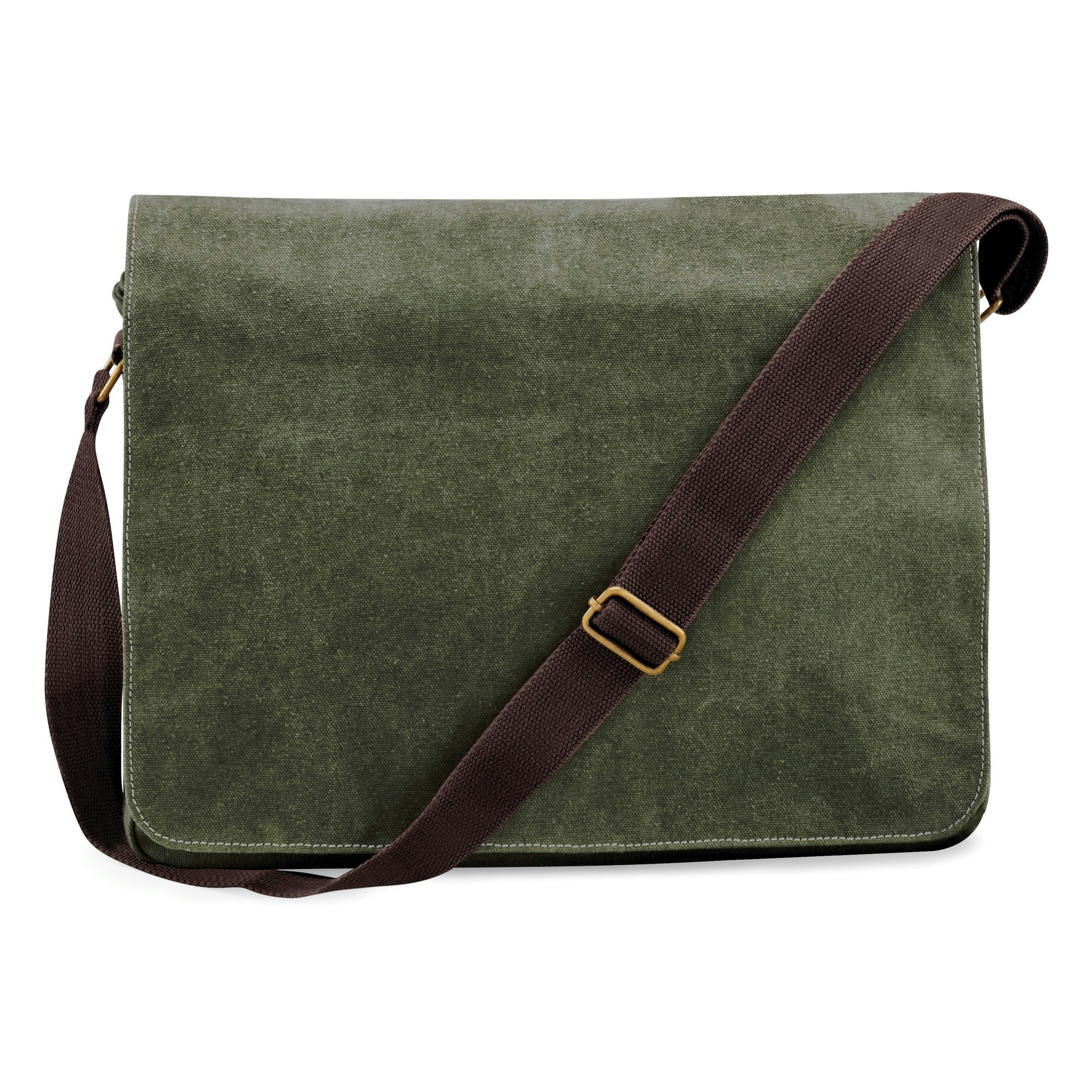 Quadra Vintage Canvas Despatch Bag - 14 Litres - Vintage Military Green - One Size | Multi