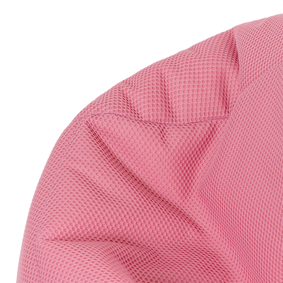 image 1 of Icon Gaming Performance Mesh XL Recliner Bean Bag, Pink