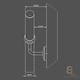 image 2 of Stiley Living Wall Mounted Handrail Kit, Banister System with Brackets and Fixings | Gold | Antique Brass | 3.6m