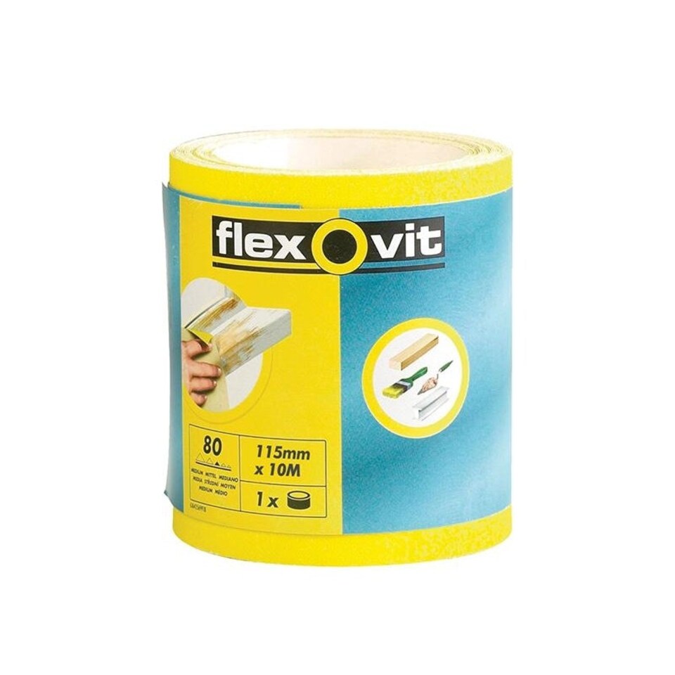 Flexovit High-performance Sanding Roll - Multi Colour - 115 x 50m