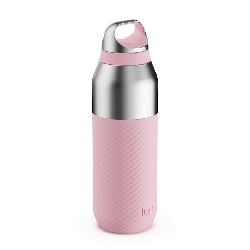 ION8 ROAM Insulated Steel Water Bottle, Rubberised, 655ml / 22oz