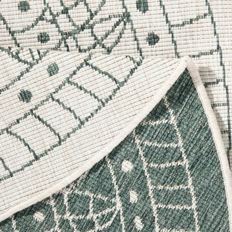 image 1 of The Rugs Porto Reversible Indoor Outdoor Rug Flatweave Polypropylene Design