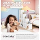 image 5 of Bookshelf Talisa - 10 shelving compartments in cube design White