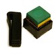 image 1 of Carta Sport Magnetic Snooker Chalk Holder - Black/Green/Yellow - One Size