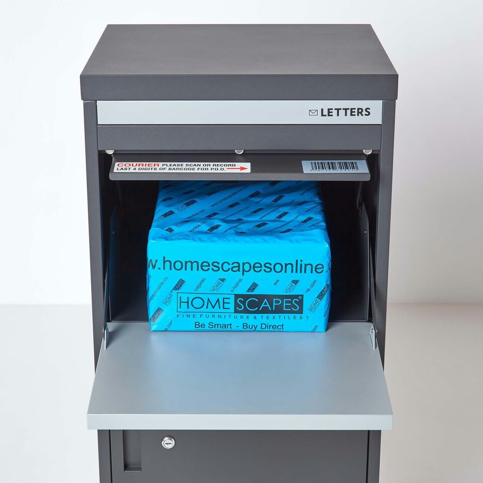 image 1 of SMART PARCEL BOX® Extra Large Front & Rear Access Dark Grey Grey