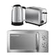 image 1 of Russell Hobbs Polished Classics Bundle Set with Kettle, 2 Slice Toaster, and Manual Microwave CLCSBNDL2SS