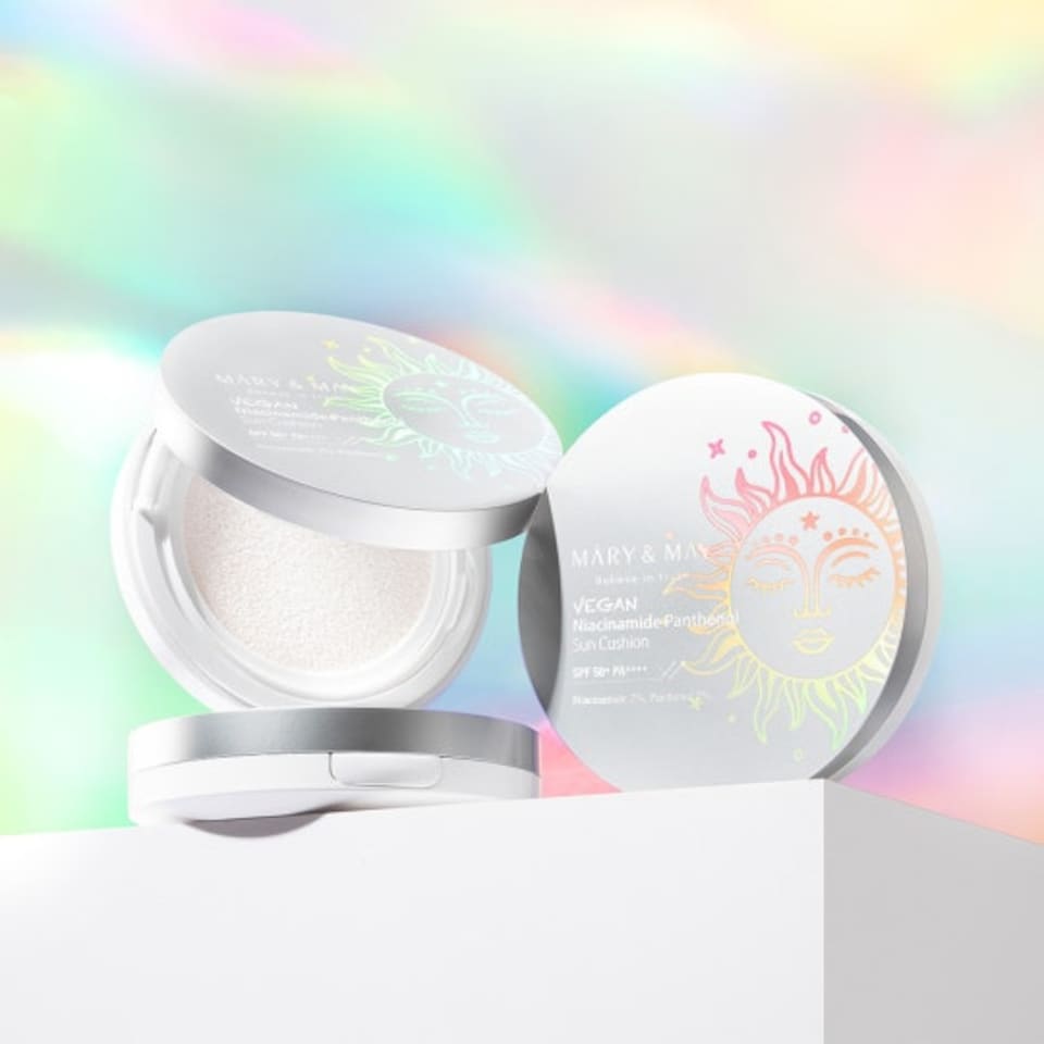 image 1 of Mary & May Vegan Niacinamide Panthenol Sun Cushion 25g