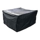 image 1 of KCT 126 x 126 x 74cm Square Garden Furniture Cover Black