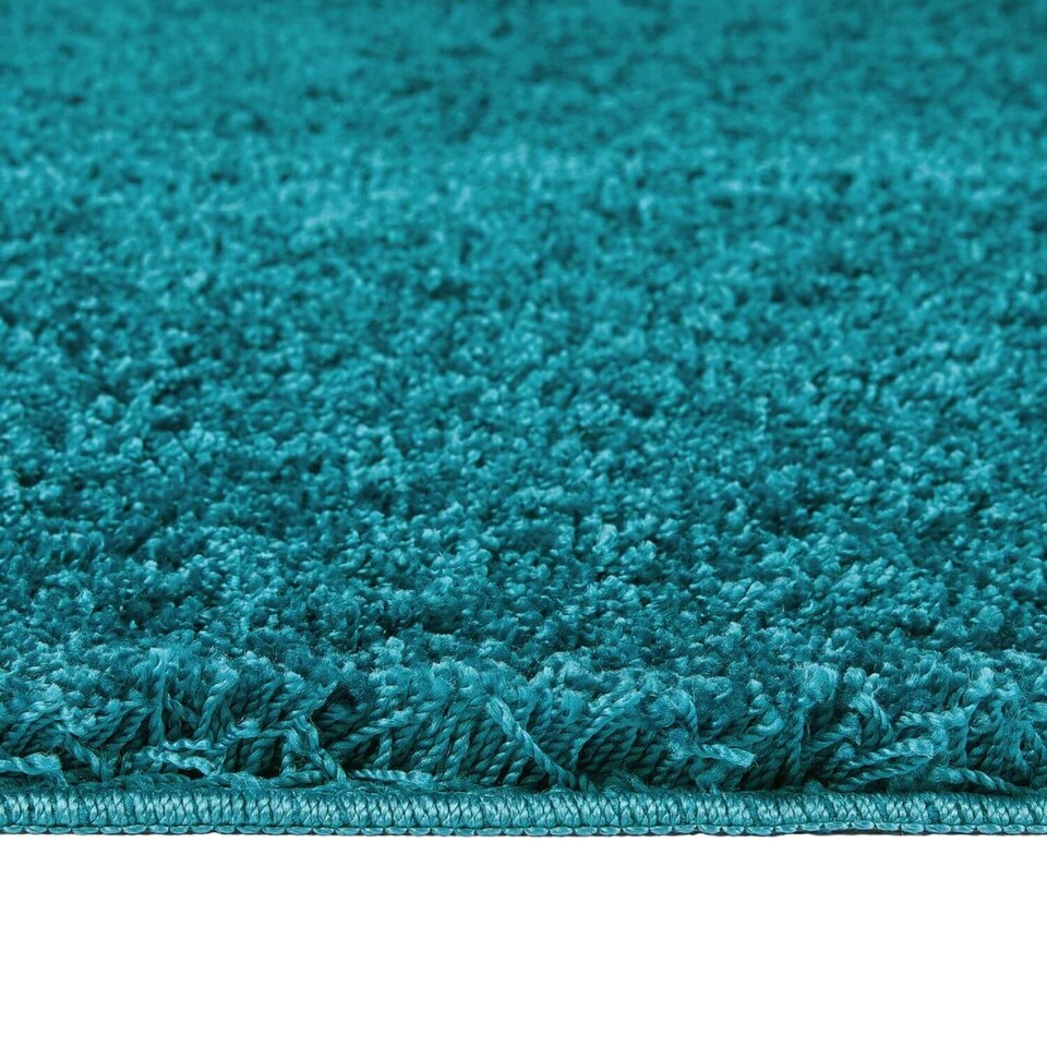 image 1 of Washable Non Slip Shaggy Floor Rug Soft Stain Resistant Plain