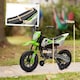 image 7 of AIYAPLAY 12V Kids Electric Motorcycle w/ Twist Grip Throttle, Music, Blue