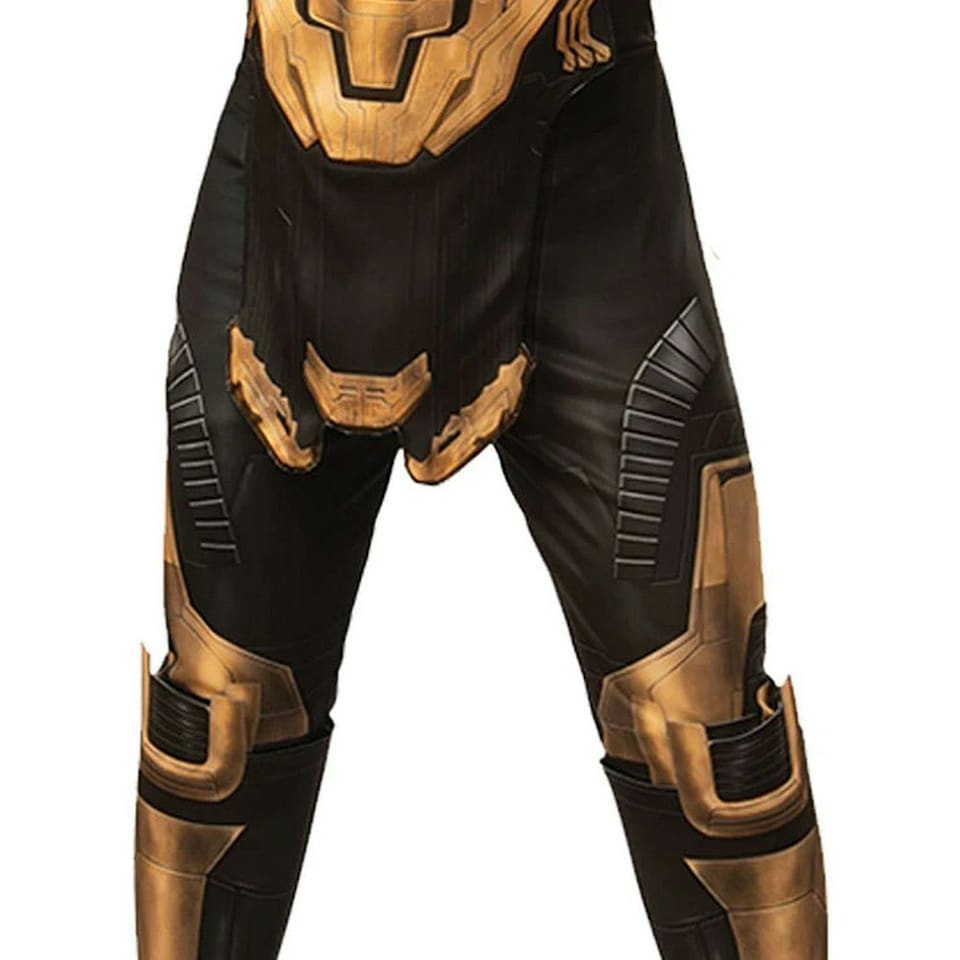 image 1 of Avengers Endgame Mens Deluxe Thanos Costume - Gold/Black/Purple - Standard One Size