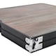 image 4 of Living and Home Outdoor Foldable Picnic Table with 4 Stools, Brown Brown