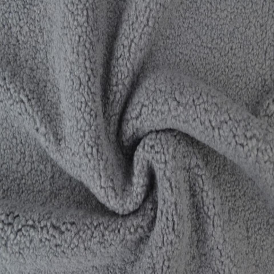 image 1 of Soft Grey Teddy 5 Panel Headboard | Grey | 3FT Single 26"inch Headboard