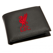 Liverpool FC Embroidered Wallet | Black | Black/Red | 1