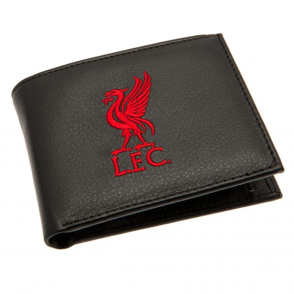 image 1 of Liverpool FC Embroidered Wallet | Black | Black/Red | 1