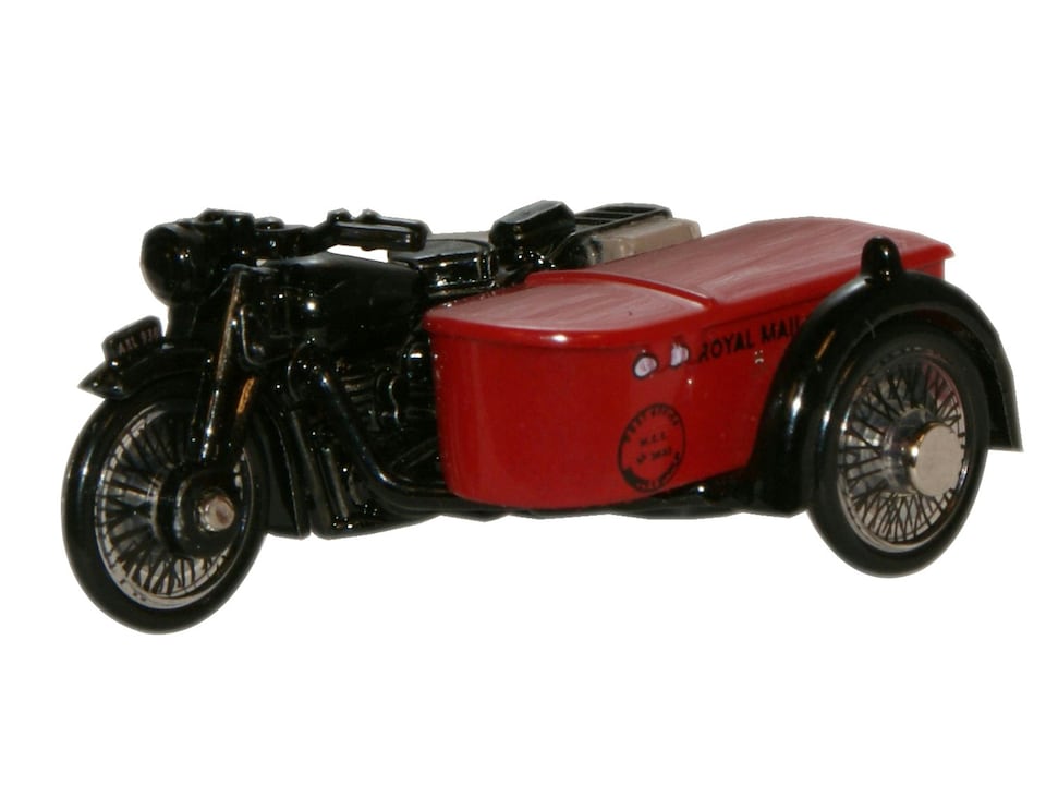 Oxford Diecast BSA Motorcycle and Sidecar Royal Mail