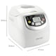 image 2 of Spector 2LB Stainless Steel Automatic Bread Maker 19 Program Non Stick Timer