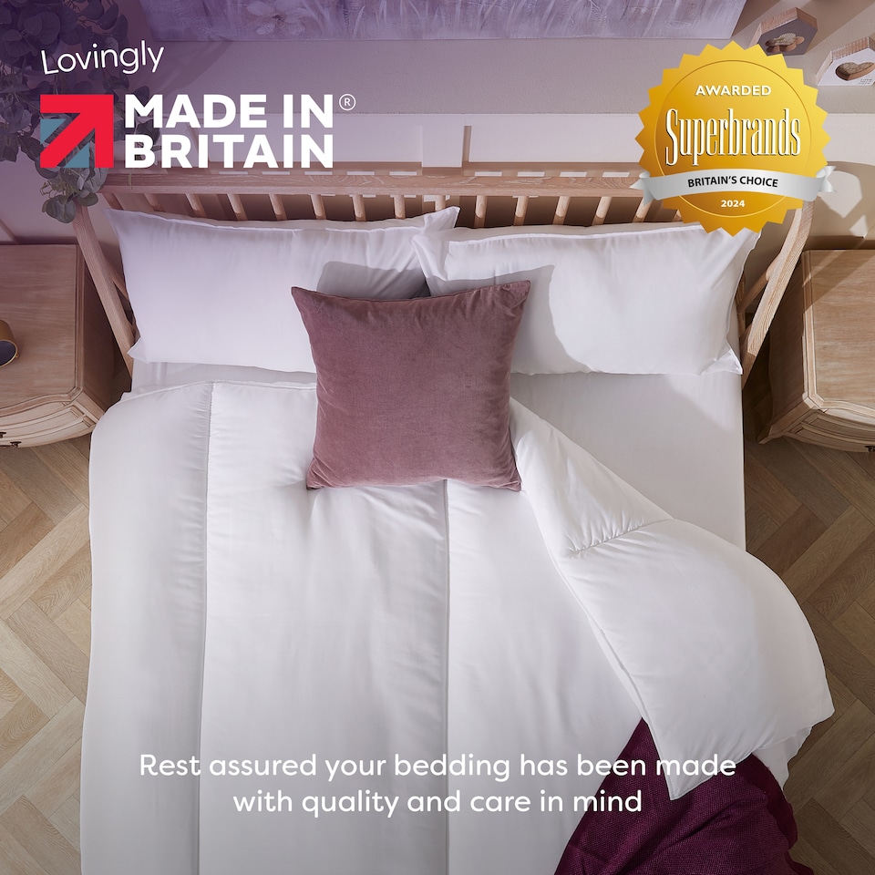 image 1 of Slumberdown Feels Like Down Pillow, Medium Support, 2 Pack