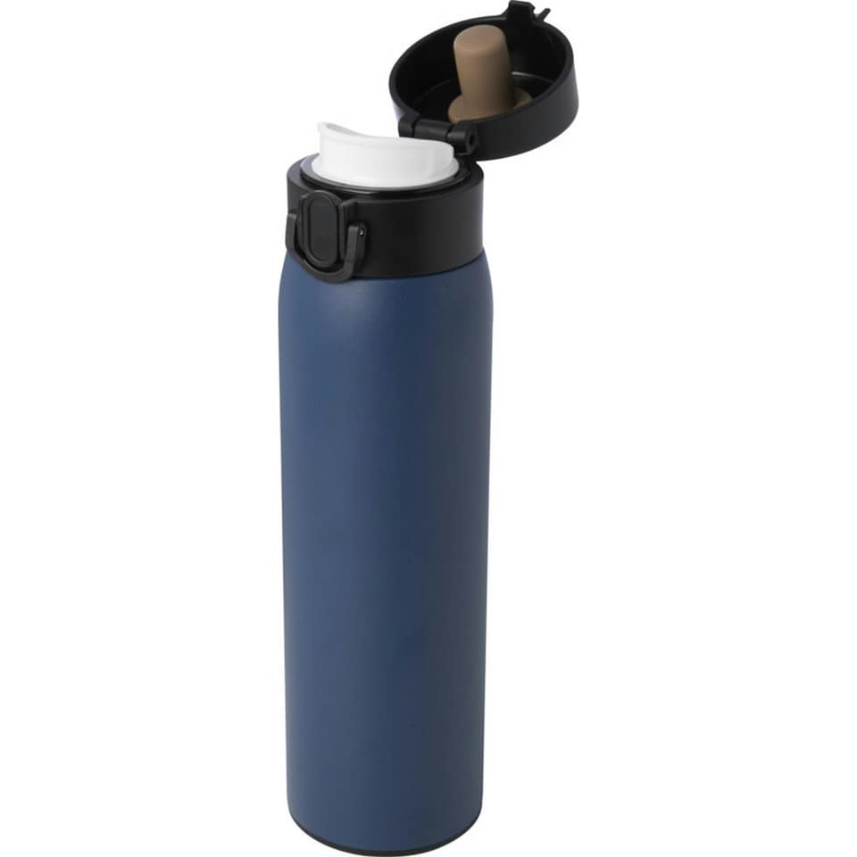 image 1 of Sika Stainless Steel Insulated 450ml Thermal Flask - Ocean Blue - One Size