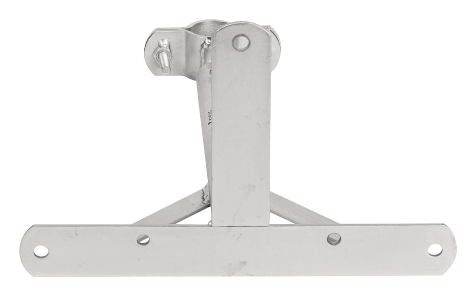 image 1 of Nedis Steel TV Aerial Mast Pole Wall Facia Loft Mount Adjustable 550mm 32-42mm