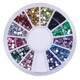 image 1 of Oypla Nail Manicure Art Design Decoration Detail Gems Crystal Rhinestones Studs Kit Multi