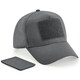 image 2 of Beechfield Removable Cotton Patch - Graphite Grey - One Size