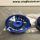 image 3 of Staffs Aluminium BBS Style Wheels in Blue 16.9x10mm STAFFS42