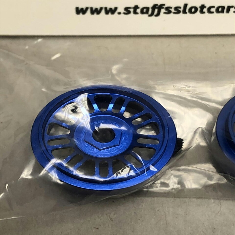 image 1 of Staffs Aluminium BBS Style Wheels in Blue 16.9x10mm STAFFS42