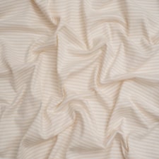 Minerva Core Range Cream Baby Soft Yarn Dyed Cotton Jersey Stretch Knit Fabric for Dressmaking, 150cm / 59" Wide - per metre