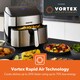 image 7 of GEEPAS 1.7L Digital Electric Kettle 2 Slice Bread Toaster & 7.5L Digital Air Fryer Combo Kitchen Set