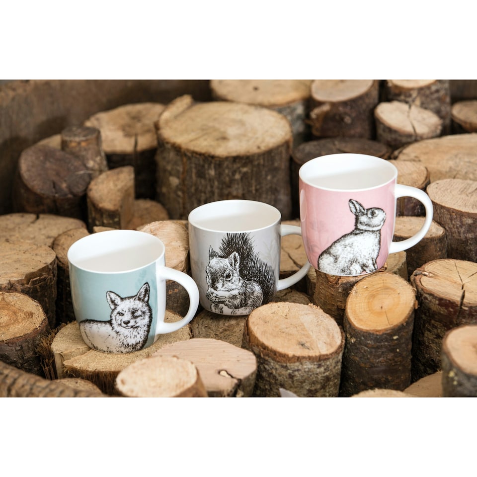 image 1 of KitchenCraft China Fox Mug | Green | 1