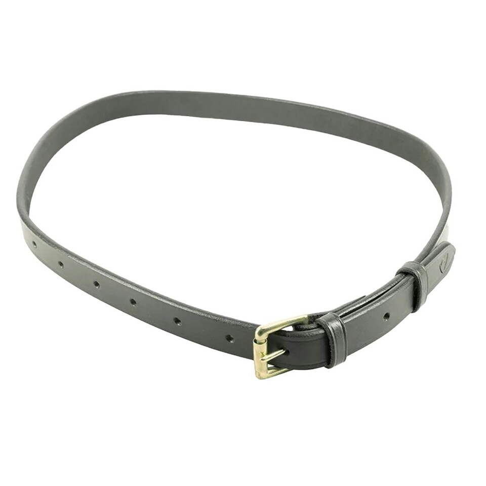 image 1 of Hy Leather Horse Neck Strap - Black - 40in x 0.7in