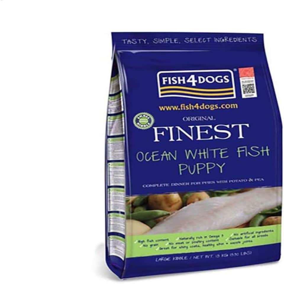 image 1 of Fish4Dogs Finest Complete Small-Bite White Fish Dry Mix for Puppy, 1.5 kg