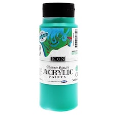 Green Acrylic Paint 500ml by Icon Art