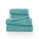 image 2 of Romeo 100% Cotton Absorbent Soft Bathroom Towels - Hand, Bath, Sheet | Green | Seafoam | Bath sheet