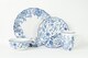 image 1 of 16pc Blue Floral Dinner Set
