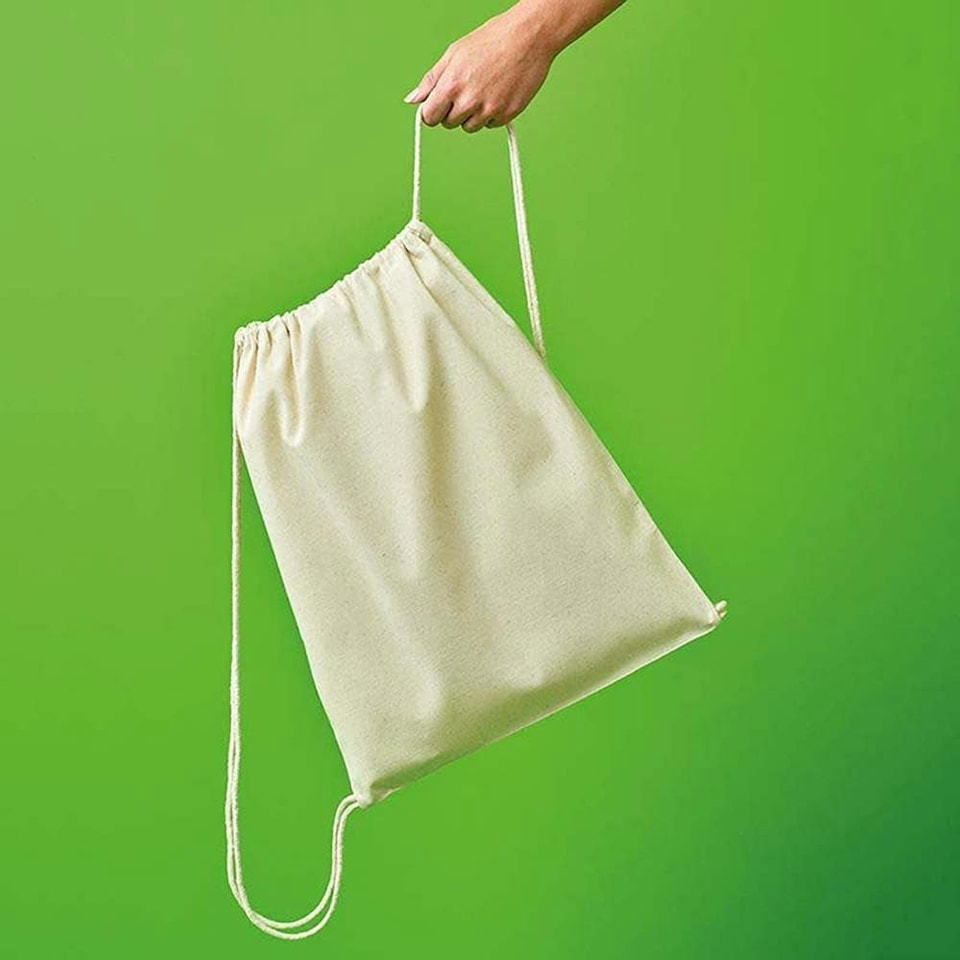 image 1 of Nutshell Drawstring Gymsac - Natural/Natural - One Size | Cream | One Size