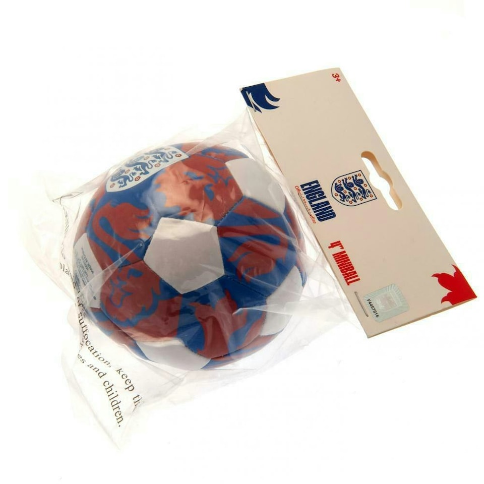 image 1 of England FA Soft Mini Football - Red/White/Blue - One Size