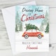 image 5 of Personalised 'Driving Home For Christmas'' Card