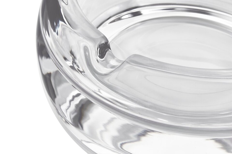 image 1 of Beaufort Small Crystal Plain Ashtray